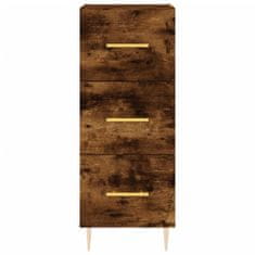 Vidaxl Skříň highboard kouřový dub 34,5 x 34 x 180 cm kompozitní dřevo