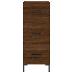 Vidaxl Skříň highboard hnědý dub 34,5 x 34 x 180 cm kompozitní dřevo