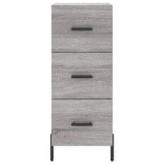 Vidaxl Skříň highboard šedá sonoma 34,5 x 34 x 180 cm kompozitní dřevo