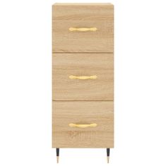 Vidaxl Skříň highboard dub sonoma 34,5 x 34 x 180 cm kompozitní dřevo