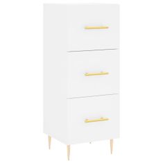 Vidaxl Skříň highboard bílá 34,5 x 34 x 180 cm kompozitní dřevo