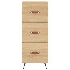 Vidaxl Skříň highboard dub sonoma 34,5 x 34 x 180 cm kompozitní dřevo