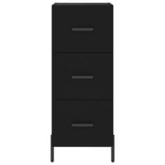 Vidaxl Skříň highboard černá 34,5 x 34 x 180 cm kompozitní dřevo