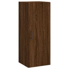 Vidaxl Skříň highboard hnědý dub 34,5 x 34 x 180 cm kompozitní dřevo