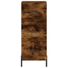 Vidaxl Skříň highboard kouřový dub 34,5 x 34 x 180 cm kompozitní dřevo