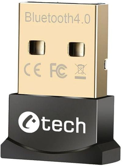 C-Tech Bluetooth adaptér v 4.0, USB, černá