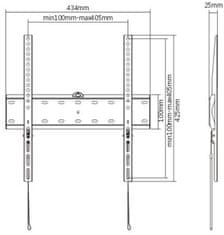 Gembird držák TV, 32"-55" (40kg)