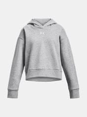 Under Armour Mikina UA Rival Fleece Crop Hoodie-GRY L