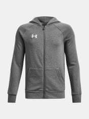 Under Armour Mikina UA Rival Fleece FZ Hoodie-GRY XS