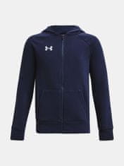 Under Armour Mikina UA Rival Fleece FZ Hoodie-BLU S