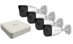 HiLook Powered by HIKVISION/ KIT bullet/ 1x NVR-104H-D/4P(C)/ 4x IP kamera IPC-B140H(C)/ 2TB HDD