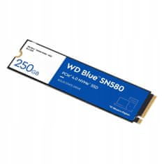 Western Digital Disk SSD Blue SN580 WDS250G3B0E M.2 NVMe 250 GB 