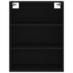 Vidaxl Skříň highboard černá 69,5 x 34 x 180 cm kompozitní dřevo