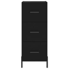 Vidaxl Skříň highboard černá 34,5 x 34 x 180 cm kompozitní dřevo