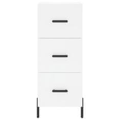 Greatstore Skříň highboard bílá 34,5 x 34 x 180 cm kompozitní dřevo