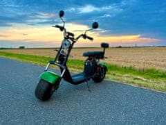 Leramotors Elektrokoloběžka Leramotors SCOOTERS C2 2000W - třpytka zelená