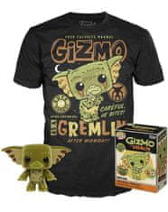 Tričko Gremlins - Gizmo + figurka Funko (velikost L)