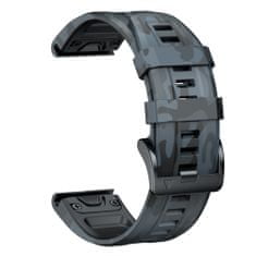 X-Site Řemínek pro Garmin Forerunner 735XT 22mm gray camouflage