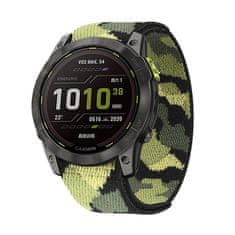 X-Site Řemínek pro Garmin QuickFit nylonový 22mm yellow couflage