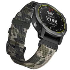 X-Site Řemínek pro Garmin QuickFit nylonový 26mm army camouflage