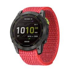 X-Site Řemínek pro Garmin QuickFit nylonový 26mm červená