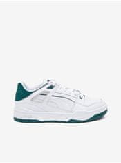 Puma Bílé pánské tenisky s koženými detaily Puma Slipstream 45