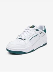 Puma Bílé pánské tenisky s koženými detaily Puma Slipstream 45