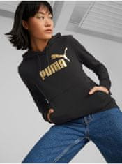 Puma Černá dámská mikina Puma ESS+ Metallic Logo Hoodie TR S
