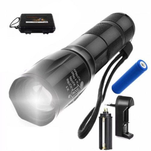 Pronett XJ4936 Svítilna CREE XPE LED ZOOM UV 5W