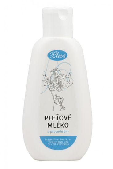 Pleva Pleťové mléko s propolisem, 110 ml