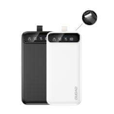 DUDAO K8s+ Power Bank 30000mAh 2x USB + LED lampa, černý