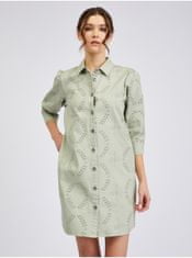 Orsay Světle zelené dámské džínové šaty ORSAY 38