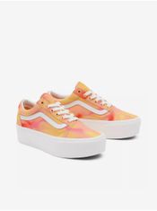 Vans Žluto-oranžové dámské tenisky na platformě VANS UA Old Skool Stackform 38