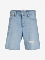 Jack&Jones Světle modré pánské džínové kraťasy Jack & Jones Tony L