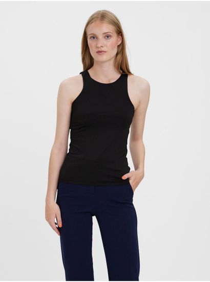 Vero Moda Černé dámské basic tílko VERO MODA Bianca