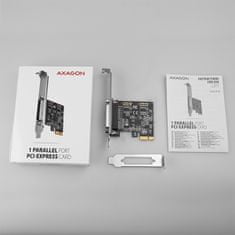 AXAGON PCEA-P1N, PCIe řadič - 1x paralelní port (LPT), vč. LP