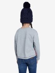 Desigual Modro-šedé holčičí vzorované tričko se zavazováním Desigual Edimburgo 98-104