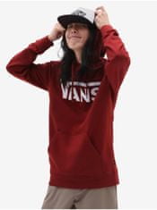 Vans Vínová pánská mikina s kapucí VANS Mn Vans Classic Po Hoodie II S