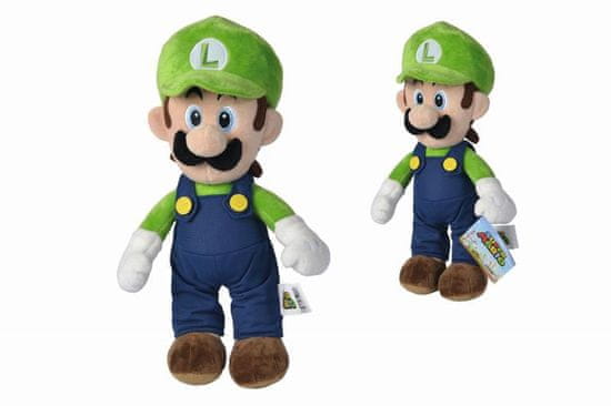 InnoVibe Plyšová figurka Super Mario Luigi, 30 cm