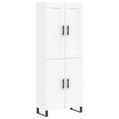 Vidaxl Skříň highboard bílá 69,5 x 34 x 180 cm kompozitní dřevo