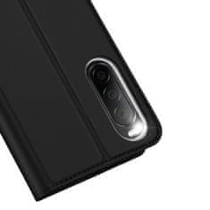 Dux Ducis Skin Pro knížkové pouzdro na Sony Xperia 10 V, černé