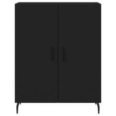 Vidaxl Skříň highboard černá 69,5 x 34 x 180 cm kompozitní dřevo