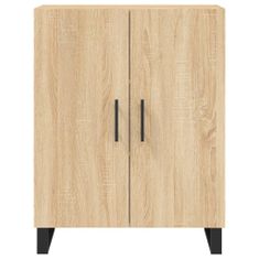 Greatstore Skříň highboard dub sonoma 69,5 x 34 x 180 cm kompozitní dřevo