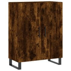 Vidaxl Skříň highboard kouřový dub 69,5 x 34 x 180 cm kompozitní dřevo