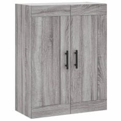 Vidaxl Skříň highboard šedá sonoma 69,5 x 34 x 180 cm kompozitní dřevo