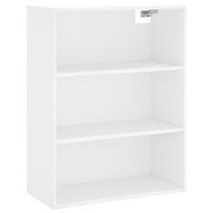 Vidaxl Skříň highboard bílá 69,5 x 34 x 180 cm kompozitní dřevo