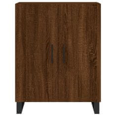 Vidaxl Skříň highboard hnědý dub 69,5 x 34 x 180 cm kompozitní dřevo