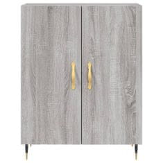 Vidaxl Skříň highboard šedá sonoma 69,5 x 34 x 180 cm kompozitní dřevo