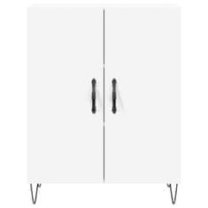 Vidaxl Skříň highboard bílá 69,5 x 34 x 180 cm kompozitní dřevo