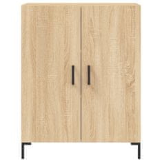 Vidaxl Skříň highboard dub sonoma 69,5 x 34 x 180 cm kompozitní dřevo